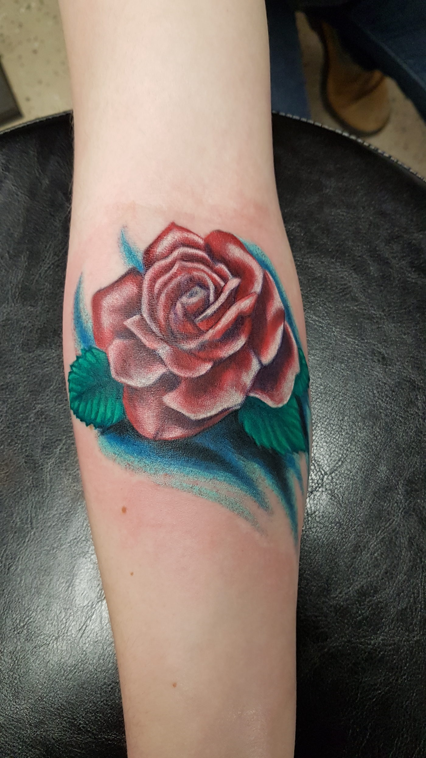 random flash rose blue